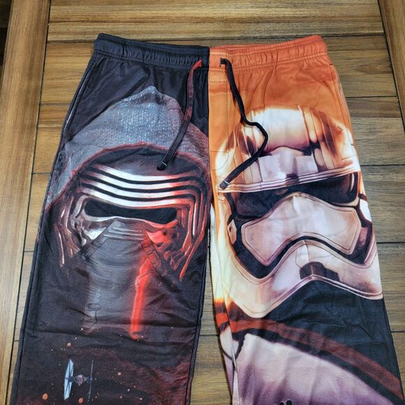 Star Wars Fleece PJ Pants Kilo Ren / Captain Phasma - Size XL - Picture 2 of 4